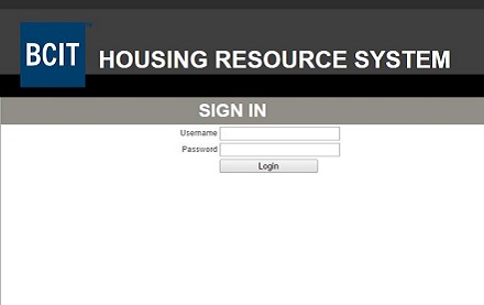 BCIT House Resource Management System